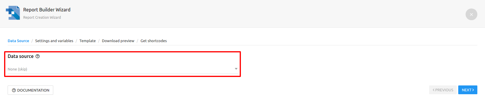 Excel XLSX Report with no source table