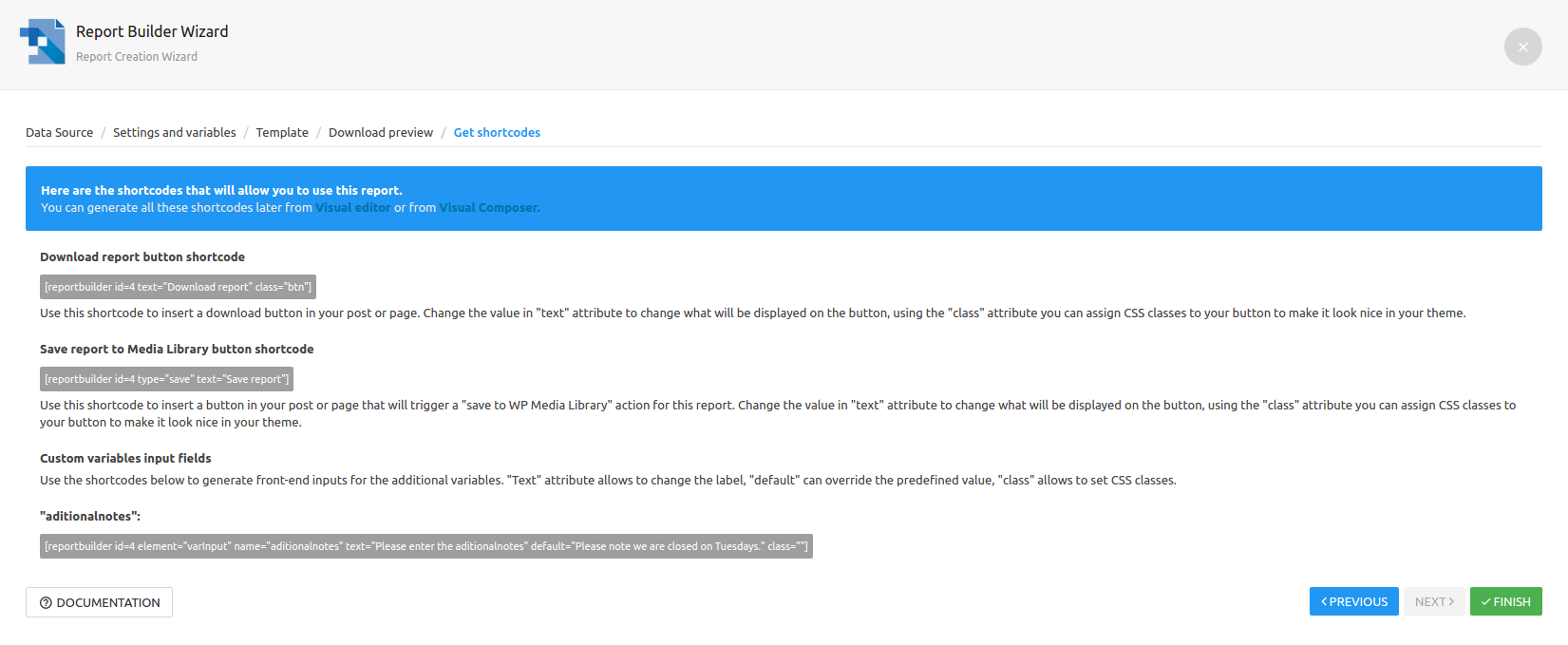 Bulk Word DOCX Report