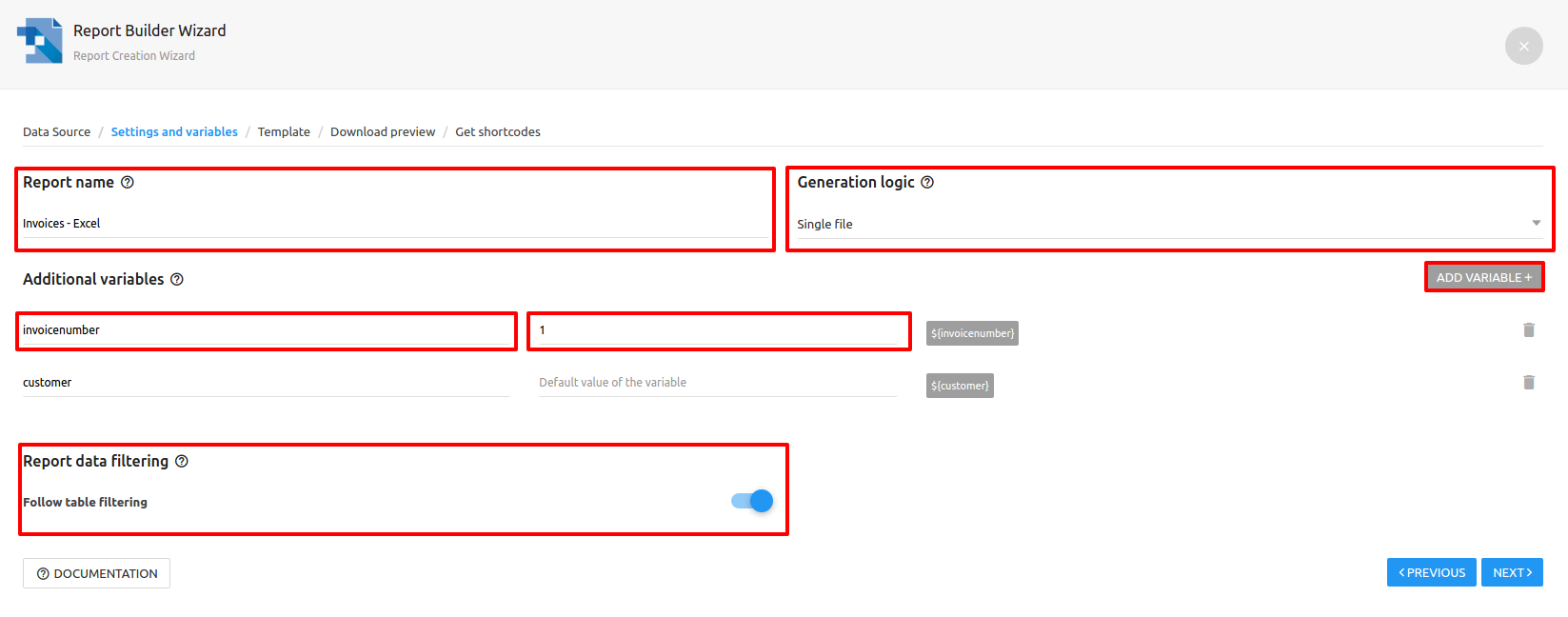 Excel Generator for WordPress